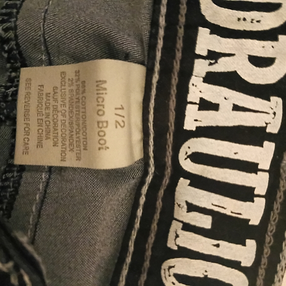 Hydraulic Black Skinny Jeans with Embellished Pockets - Picture 2 of 3